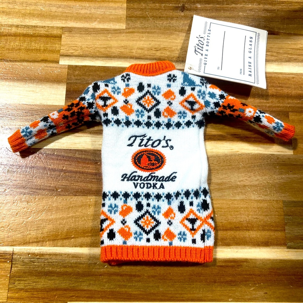 Tito’s Ugly Sweater for Bottle or Doll
